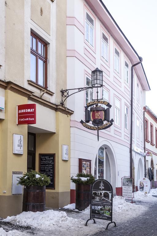Excalibur Penzion A Restaurace Moravská Třebová Eksteriør bilde